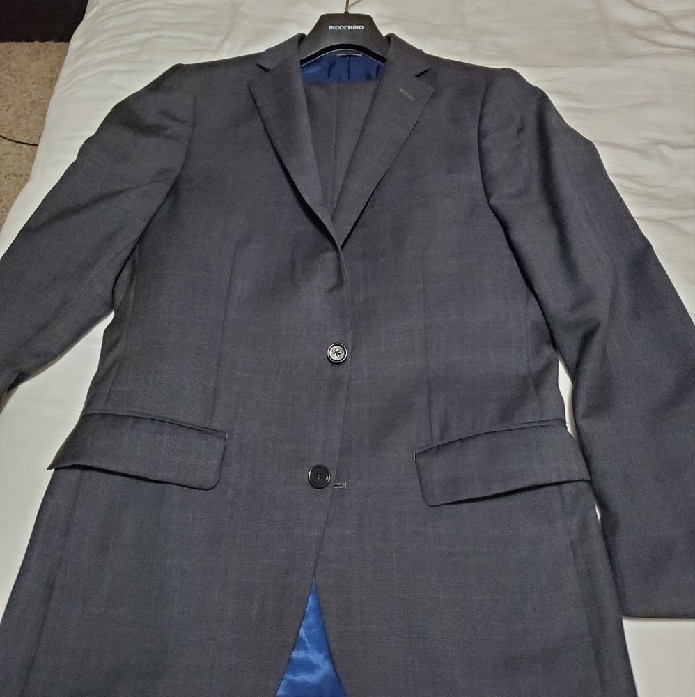 Harrowgate Luxury Charcoal Suit (Indochino)